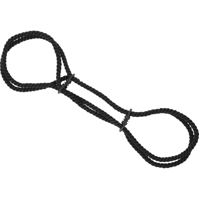 DARKNESS - 100% BAUMWOLLSEIL-HANDSCHELLEN ODER FUßSCHELLEN