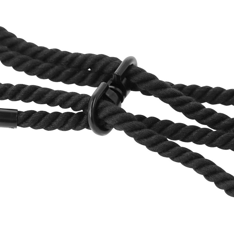 DARKNESS - 100% BAUMWOLLSEIL-HANDSCHELLEN ODER FUßSCHELLEN