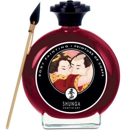 SHUNGA - BODY PAINTING CON FRAGOLE E CAVA