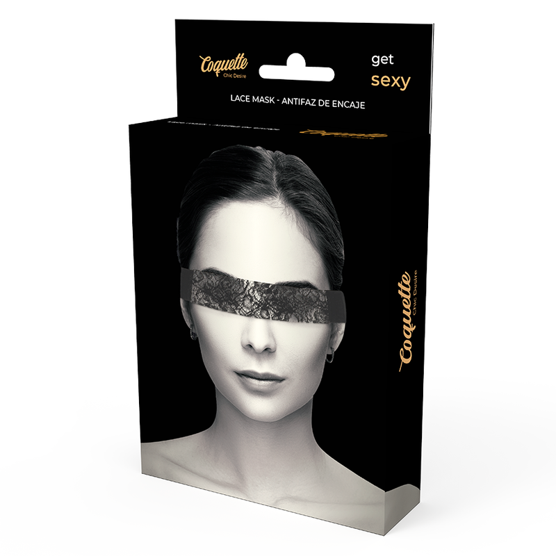 COQUETTE CHIC DESIRE - SPITZENMASKE SCHWARZ