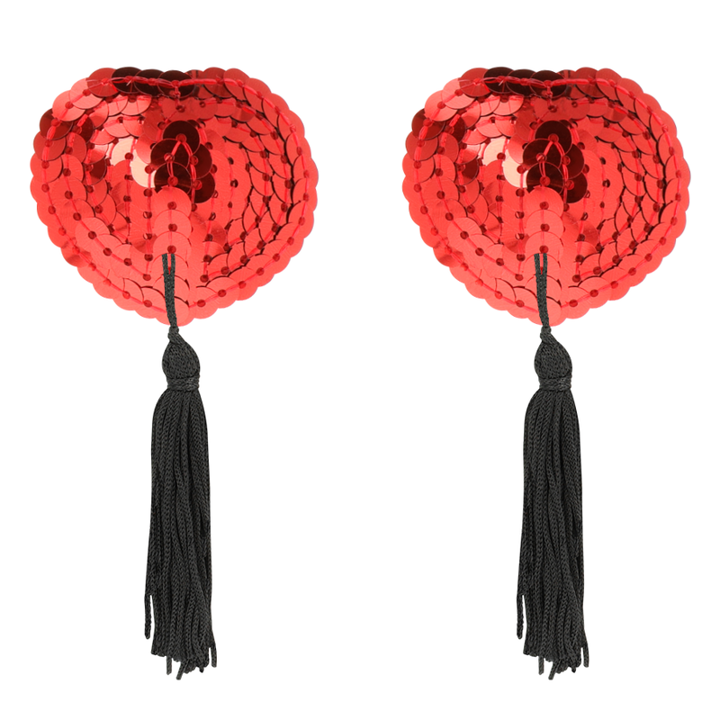 COQUETTE CHIC DESIRE - BRUSTWARZENABDECKUNGEN ROT