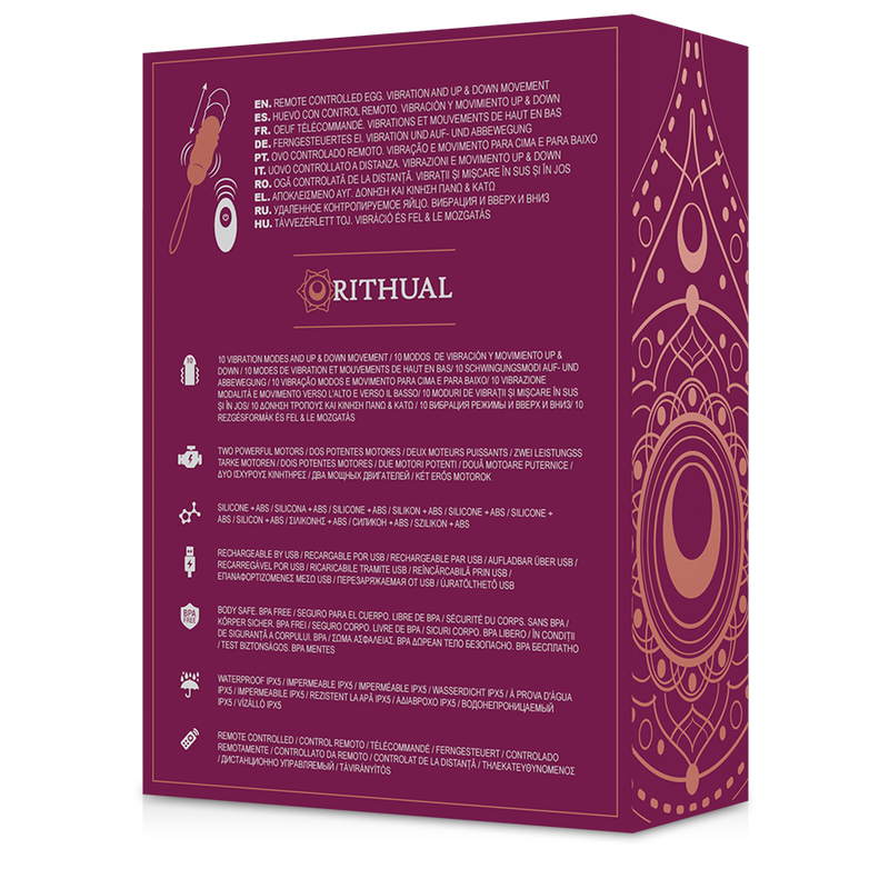 RITHUAL - REVA EGG FERNBEDIENUNG AUF- UND AB-SYSTEM + VIBRATION