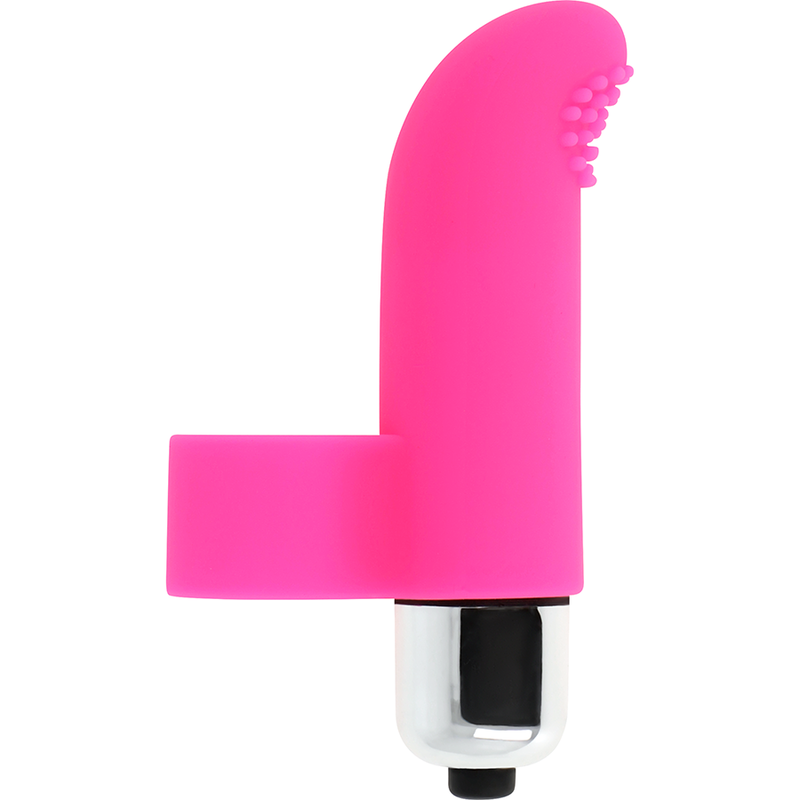 OHMAMA - VIBRIERENDER FINGERHUT MIT STRUKTUR 8 CM