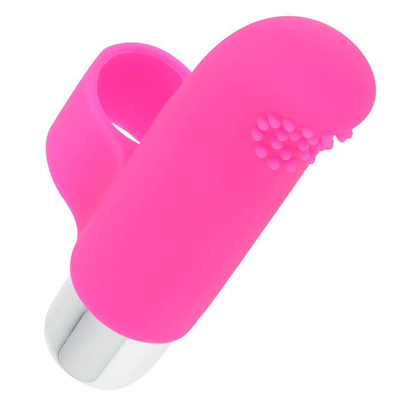 OHMAMA - VIBRIERENDER FINGERHUT MIT STRUKTUR 8 CM